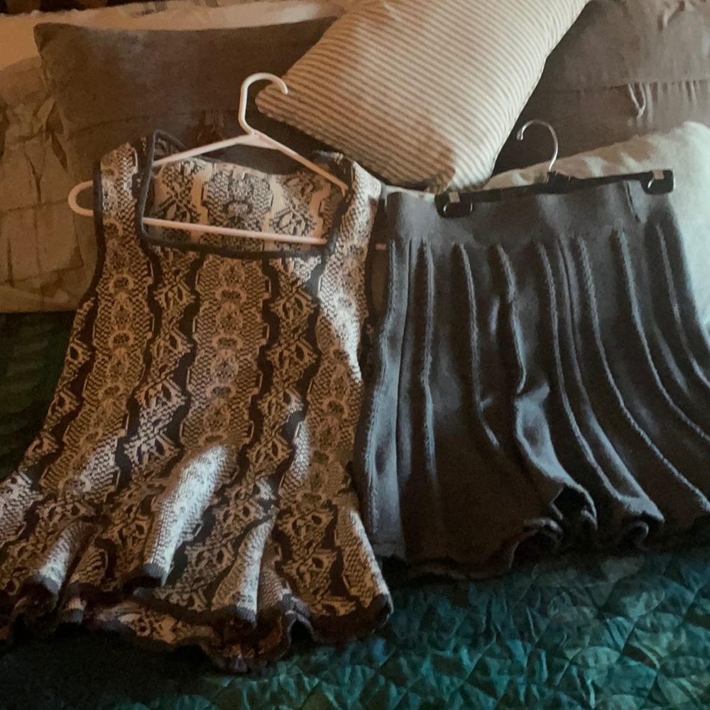 A beautiful only worn once Cabo winter skirt and top